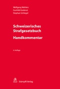 Cover: Schweizerisches Strafgesetzbuch - Handkommentar - St&auml;mpfli Verlag AG