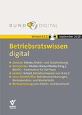 Cover: Betriebsratswissen digital Version 13.2 - Bund-Verlag