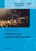Cover: Teilhabe in der digitalen Bildungswelt - Waxmann