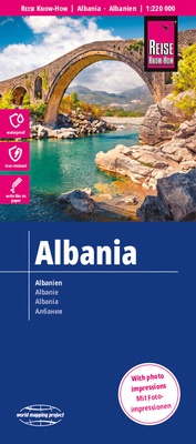 Abbildung von: Reise Know-How Landkarte Albanien / Albania (1:220.000) - Reise Know-How Verlag Peter Rump GmbH