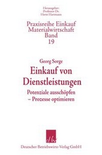 Abbildung von: Einkauf von Dienstleistungen. - Deutscher Betriebswirte-Verlag