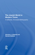 Cover: The Jewish World In Modern Times - Routledge