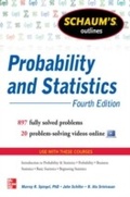 Cover: Schaum's Outline of Probability and Statistics, 4th Edition - McGraw-Hill Education