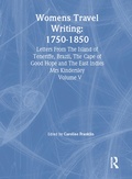 Cover: Womens Travel Writing 1750-185 - Routledge