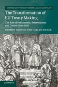 Cover: The Transformation of EU Treaty Making - Cambridge University Press