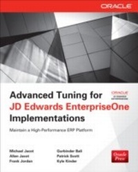 Enlarge image Cover: Advanced Tuning for JD Edwards EnterpriseOne Implementations - McGraw-Hill Education