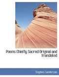 Cover: Poems Chiefly Sacred Original and Translated - BiblioLife
