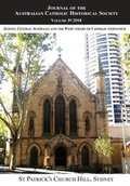Cover: Journal of the Australian Catholic Historical Society. Volume 39 (2018) - ATF Press
