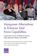 Cover: Manpower Alternatives to Enhance Total Force Capabilities - RAND