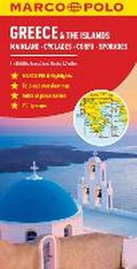 Abbildung von: Greece and Greek Islands Marco Polo Map - MAIRDUMONT GmbH & Co. KG