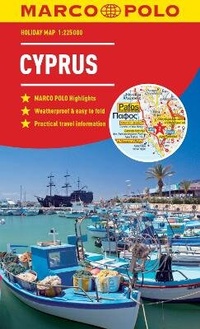 Abbildung von: Cyprus Marco Polo Holiday Map - pocket size, easy fold, Cyprus map - MAIRDUMONT GmbH & Co. KG