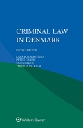 Cover: Criminal Law in Denmark - Wolters Kluwer