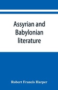 Cover: Assyrian and Babylonian literature; selected translations - ALPHA EDITION