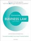Cover: Business Law Concentrate - OUP eBook