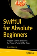 Cover: SwiftUI for Absolute Beginners - APress
