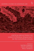 Cover: Critical Reflections on Constitutional Democracy in the European Union - Hart Publishing