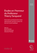 Cover: Etudes en l'honneur du Professeur Thierry Tanquerel - Schulthess Juristische Medien