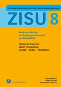 Cover: ZISU - Zeitschrift f&uuml;r interpretative Schul- und Unterrichtsforschung - Verlag Barbara Budrich