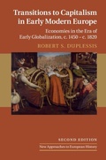 Cover: Transitions to Capitalism in Early Modern Europe - Cambridge University Press