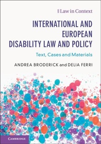 Abbildung von: International and European Disability Law and Policy - Cambridge University Press