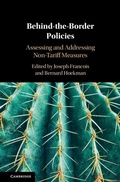 Cover: Behind-the-Border Policies - Cambridge University Press
