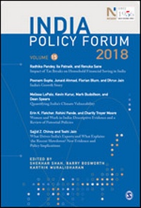 Enlarge image Cover: India Policy Forum 2018 - SAGE Publications India Pvt Ltd