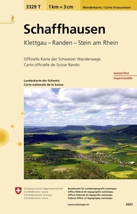 Abbildung von: 3329T Schaffhausen Wanderkarte - swisstopo