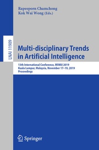 Enlarge image Cover: Multi-disciplinary Trends in Artificial Intelligence - Springer