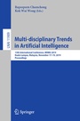 Cover: Multi-disciplinary Trends in Artificial Intelligence - Springer