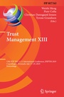 Cover: Trust Management XIII - Springer