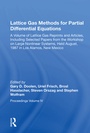 Cover: Lattice Gas Methods For Partial Differential Equations - CRC Press