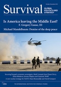 Cover: Survival 61.5 - Routledge