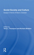 Cover: Soviet Society And Culture - Routledge