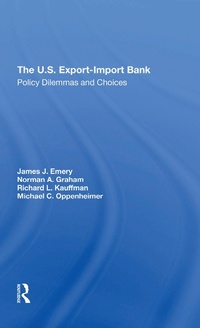Enlarge image Cover: The U.s. Export-import Bank - Routledge