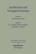 Cover: Justification and Variegated Nomism. Volume II - Mohr Siebeck