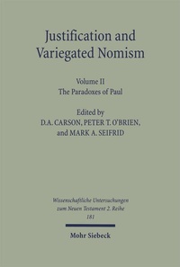 Enlarge image Cover: Justification and Variegated Nomism. Volume II - Mohr Siebeck