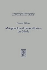 Abbildung von: Metaphorik und Personifikation der Suende - Mohr Siebeck