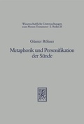 Cover: Metaphorik und Personifikation der S&uuml;nde - Mohr Siebeck