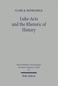 Cover: Luke-Acts and the Rhetoric of History - Mohr Siebeck