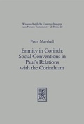Cover: Enmity in Corinth: Social Conventions in Paul's Relations with the Corinthians - Mohr Siebeck