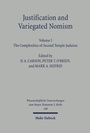 Cover: Justification and Variegated Nomism. Volume I - Mohr Siebeck