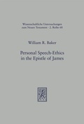 Cover: Personal Speech-Ethics in the Epistle of James - Mohr Siebeck