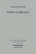 Cover: Studies in Ephesians - Mohr Siebeck