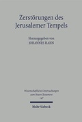 Cover: Zerst&ouml;rungen des Jerusalemer Tempels - Mohr Siebeck