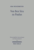 Cover: Von Ben Sira zu Paulus - Mohr Siebeck