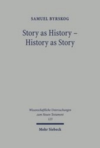 Abbildung von: Story as History - History as Story - Mohr Siebeck