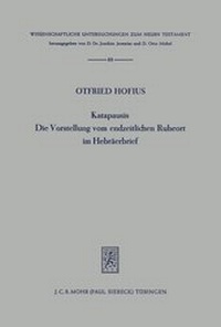 Abbildung von: Katapausis - Mohr Siebeck