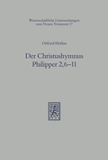 Cover: Der Christushymnus Philipper 2,6-11 - Mohr Siebeck