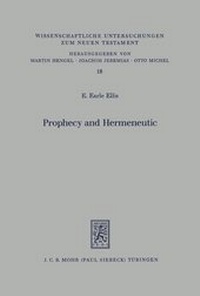 Abbildung von: Prophecy and Hermeneutic in Early Christianity - Mohr Siebeck