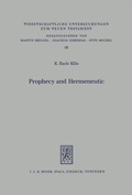 Cover: Prophecy and Hermeneutic in Early Christianity - Mohr Siebeck